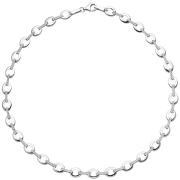 SIGO Collier Halskette 925 Sterling Silber 196 Zirkonia 45 cm Kette Silberkette