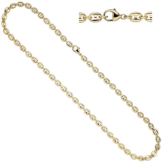 SIGO Halskette Kaffeebohnen Kette 585 Gold Gelbgold 50 cm Goldkette