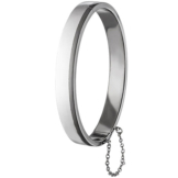 SIGO Herren Armreif Armband 925 Sterling Silber Herrenarmreif mit Sicherheitskette