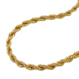SIGO Kette, 45cm, Kordelkette, Gold 375