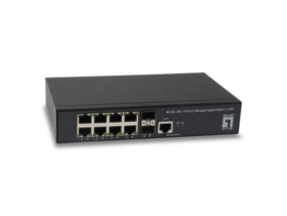 10-Port L2 Managed Gigabit Switch, 2x GE -- SFP