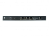 20-Port-Gigabit-PoE-Switch 16 PoE-Ausgänge -- 2 x Gigabit RJ45 2 x Gigabit SFP