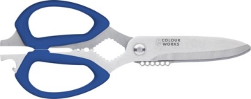 Colourworks Küchenschere 22 X 9 cm Edelstahl/Polypropylen Blau