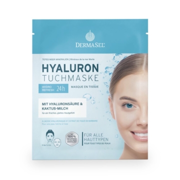 DERMASEL HYALURON TUCHMASKE 1 St Gesichtsmaske