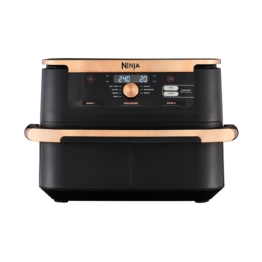 Ninja Deluxe Schwarz & Kupfer Foodi FlexDrawer Heißluftfritteuse 10 4 L AF500EUDBCP