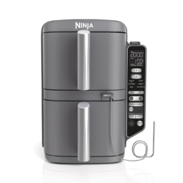 Ninja Double Stack XL 2-Ebenen Heißluftfritteuse 9 5 L mit Smart Cook System SL451EU