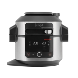 Ninja Multikocher  6 Liter  11 Garfunktionen  Schnellkoch-Modus  Heißluft-Frittier-Modus  Einfache Bedienung & Reinigung  edelstahl  OL550EU