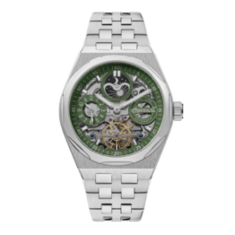 INGERSOLL Automatikuhr The Broadway Dual Time silber onesize Herren Skelettiertes Zifferblatt 43 I12905