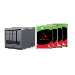 UGREEN NASync DXP4800 Plus NAS System 4-Bay 16TB inkl. 4x Seagate IronWolf ST4000VN006 4 TB