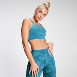 MP Damen Trainings-Sport-BH mit Racerback — Ozeanblau - XS