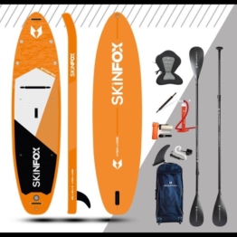 SKINFOX STARFISH CARBON-SET (335x80x15) 4-TECH L-CORE SUP Paddelboard orange