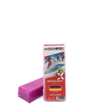 Universalwachs SKINFOX 150g - VIOLETT - Skiwachs Hartwachs Wintersport Snowbo...