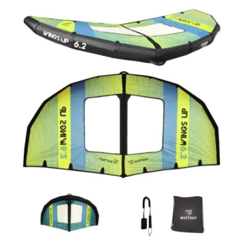 WATTSUP WING 6.2m Sail Kite Surf Foil Segel Windsegel Sup Flügel Accessories