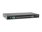28-Port L3 Lite Managed Gigabit Fiber -- Switch, 4x 10 GE SFP+, 4x Gigabit SFP/RJ