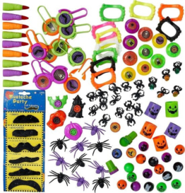 Die Twiddlers - Set mit 110 Spielzeugen - Thema Halloween