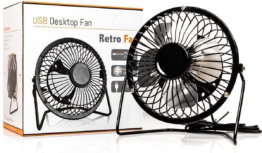 Esperanza USB-Ventilator Yugo 6 Zoll - Schwarz