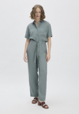hessnatur Damen Overall Relaxed aus TENCEL™ Lyocell - grün Größe 42