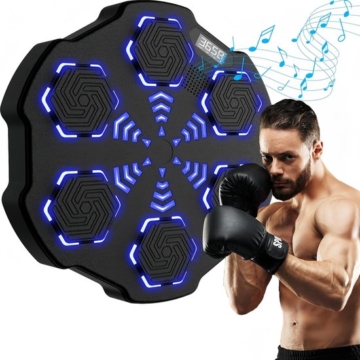 Inventus Smart Boxing Machine - Bluetooth - Boxing Machine - Sport / Boxen Training mit Musik - Boxsack / Boxball - USB aufladbar