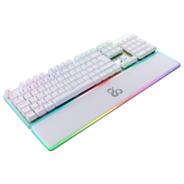 Keyboard Newskill NS-KB-Glungnnyr-Gat-Re White Spany QWERTY QWERTY