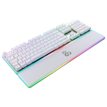 Keyboard Newskill NS-KB-Glungnnyr-Gat-Re White Spany QWERTY QWERTY