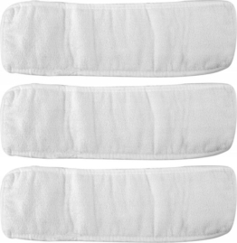 Lund Mikrofaser für Lund Dampfreiniger 67200 & 67201 - 3er-Satz. - 35x11 CM