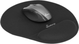 MediaRange Mauspad ergonomisch mit Handgelenkauflage schwarz