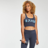 MP Damen Graffiti-Grafik Training Sport-BH — Graphit - S