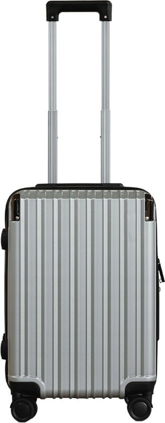 PathsailÂ® Handgepäck Koffer 40L x 55CM - PC - Leichter Trolley - Inkl. TSA-Schloss & Spinner-Räder - Silber