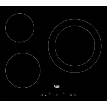 Platte aus Glaskeramik BEKO HIC63402T 60 cm 58 cm 5700 W