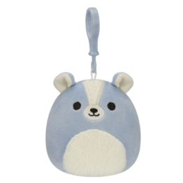 Squishmallows 3.5" Clip-On Plüsch - Sol Blue Skunk - 8.9 cm - Schlüsselanhänger