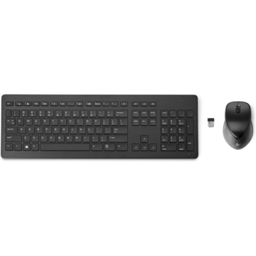 Tastatur- und Maus -HP 3M165AA Spanisch QWERTY Black Bluetooth