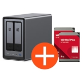 UGREEN NASync DXP2800 NAS System 2-Bay 8TB inkl. 2x WD WD40EFPX NAS HDD - 4 TB