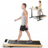 Coast Elektrisches Laufband - Max. 6 km/h - LED - 15 Programme - 240 V - 120 x 54 x 13 cm - Natur