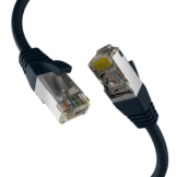EFB CAT8.1 SCHWARZ 0.50m RJ45 PATCHKABEL S/FTP PIMF