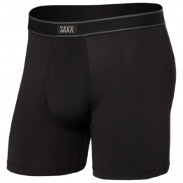 Saxx - Daytripper Boxer Brief Fly - Kunstfaserunterwäsche Gr S schwarz