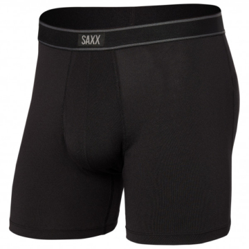 Saxx - Daytripper Boxer Brief Fly - Kunstfaserunterwäsche Gr S schwarz