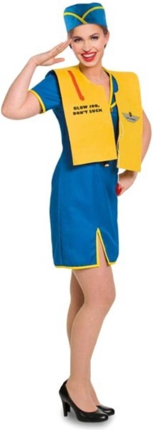 Stewardess Faschingskostüm - Karneval - Partykostüm - Karnevalskostüm - Stewardess Kostüm - Stewardess Anzug - Größe S/M 36-38