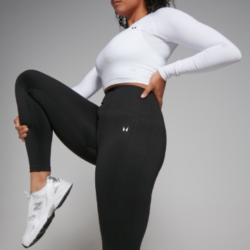 MP Damen Shape Nahtlose Leggings — Schwarz - L