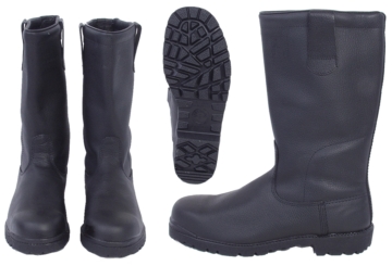 Feuerwehrstiefel Truppenversuch schwarz neu Restposten Schuhe D 41