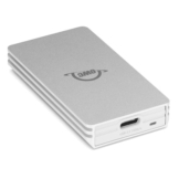 OWC 2TB Envoy Portable SSD mit USB-C Anschluss (10GB/s) Silber Aluminium