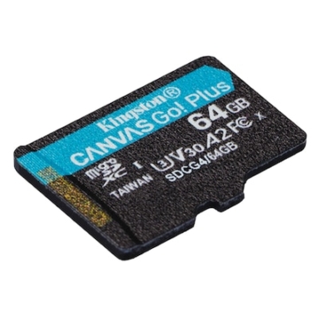 Kingston Canvas Go! Plus Gen4 64GB microSDXC Speicherkarte (200 MB/s, A2 U3)