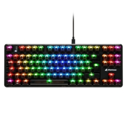 Sharkoon Gaming Tastatur Crystal Shark   schwarz          DE