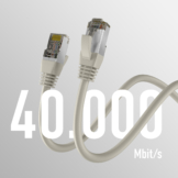 EFB CAT8.1 GRAU 1m RJ45 PATCHKABEL S/FTP PIMF