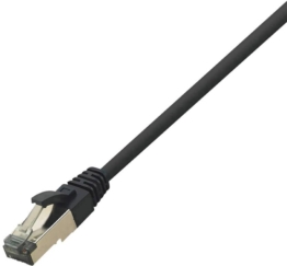 Logilink Premium Cat.8.1 Patchkabel, schwarz, 5,00m     LSZH