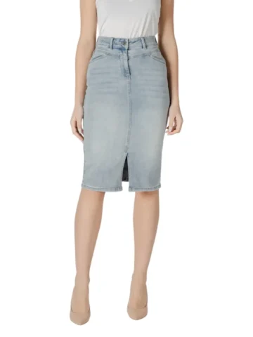 Morgan De Toi Azurblau Sommerrock, Größe 36