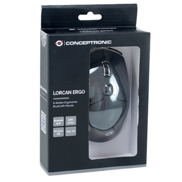 Conceptronic LORCAN02B - ergonomische MausNeuware -
