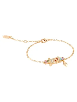 Just Cavalli Armband Gelbgold mit Strass und Diamanten