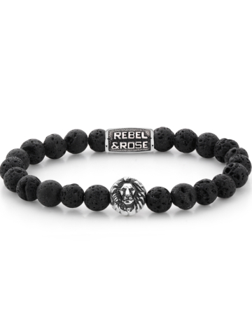 Rebel & Rose Armband Black Moon RR-8L021-S-L Herren