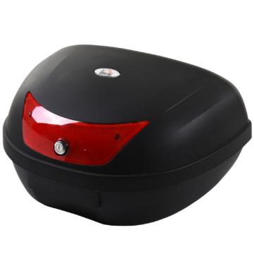 HOMCOM Motorradkoffer Rollerkoffer 48L für Motorräder Roller Mofas Quads Topcase Schwarz 59x43x33cm für sicheren Transport Aosom.de