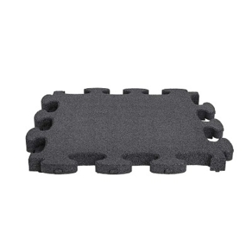 Gum-Tech Fallschutzplatte "Puzzle mat 3D", Grau, 6 cm